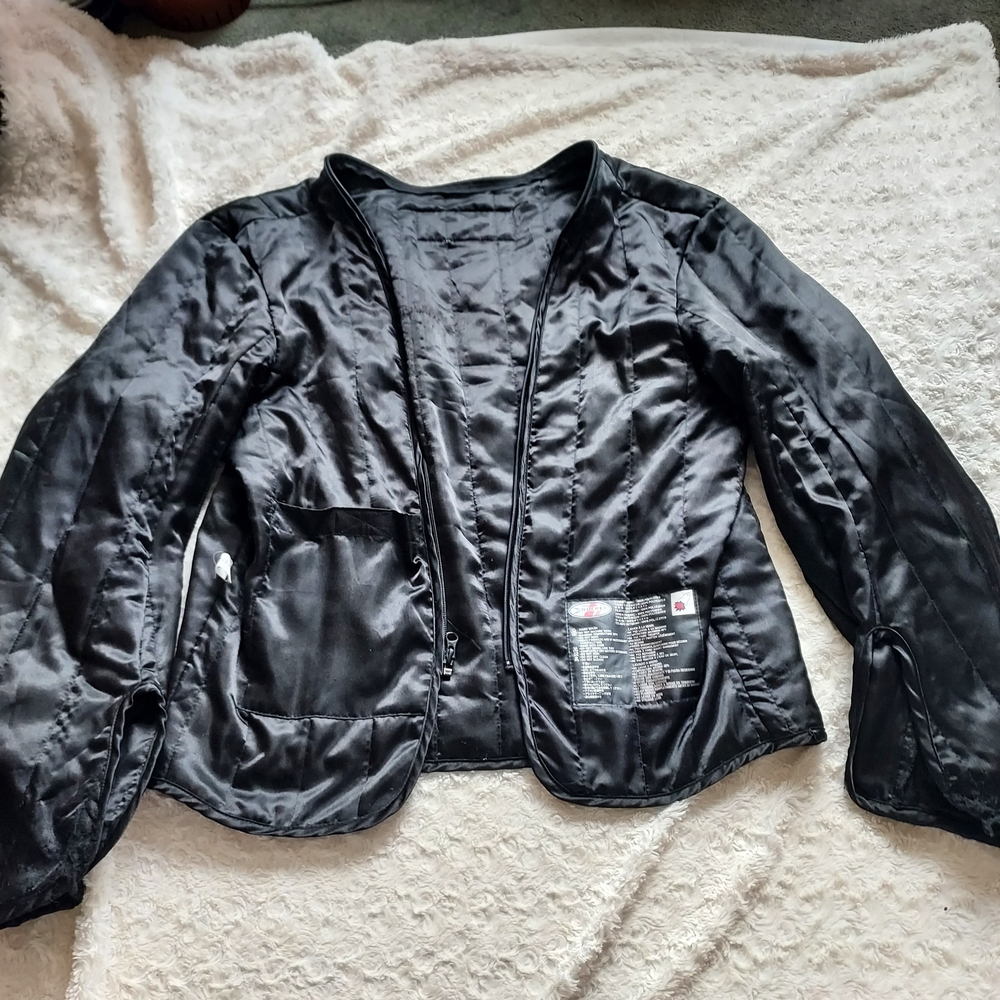 Joe Rocket Black Lightly Quilted Replacement Zip Out Motorcycle Jacket Liner XL